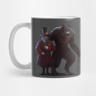 Victorian Age Dwarf Werewolf Mug